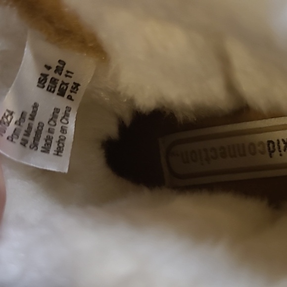 Kid Connection* Pom Pom Boot* Suede/Faux Fur Lining* Velcro Side* Sz 4 - Picture 7 of 7